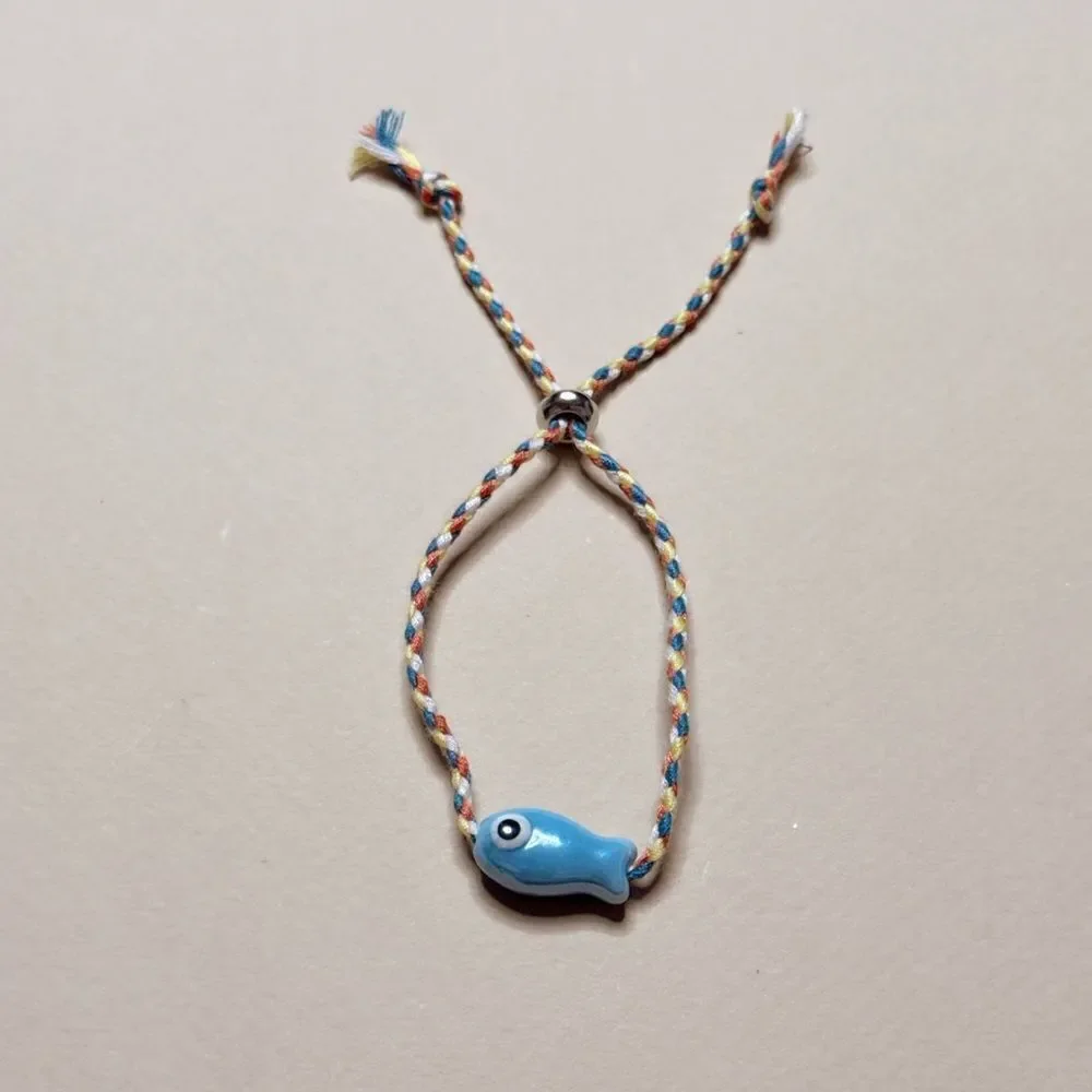 Colorful Fish Charm Bracelet S976