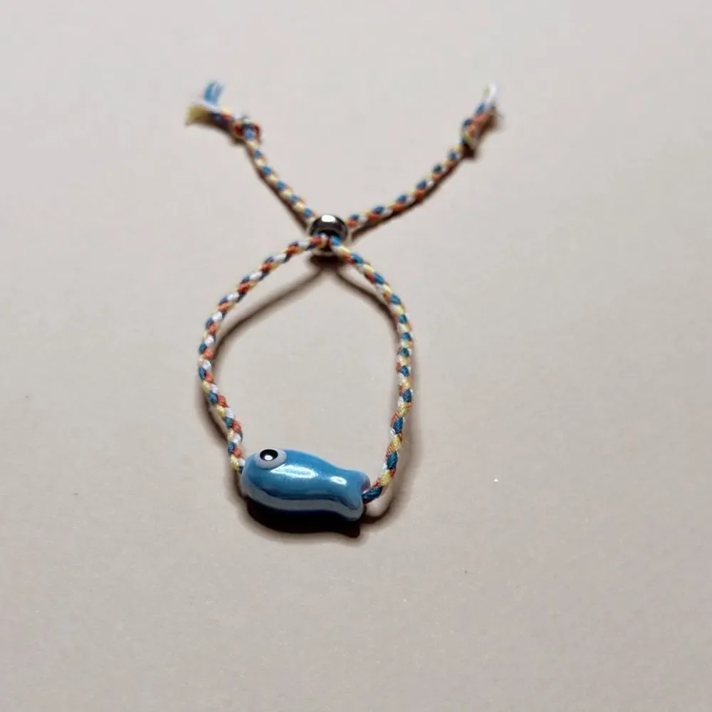 Colorful Fish Charm Bracelet S976