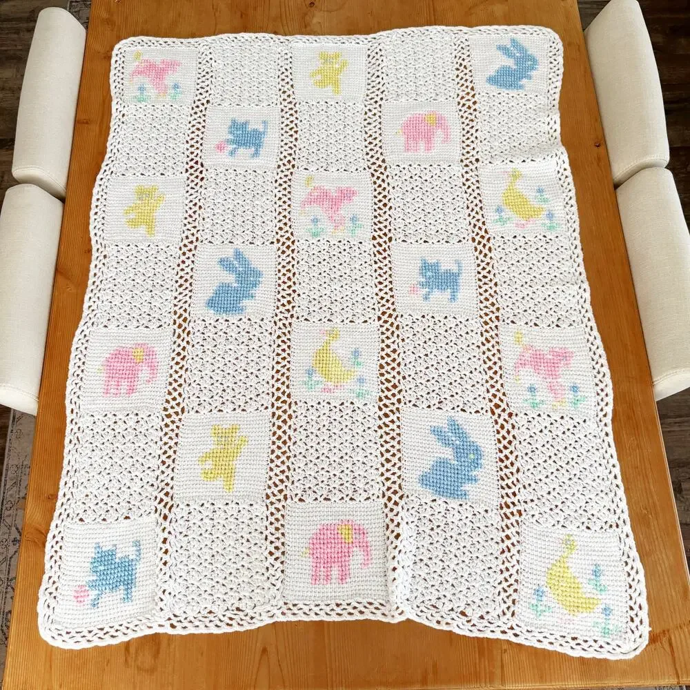 Vintage handmade white