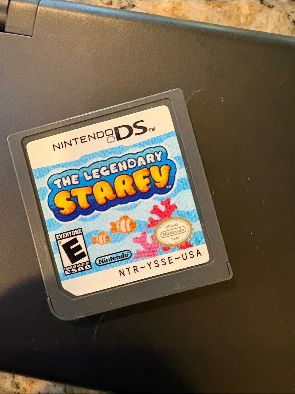 🕹️Nintendo DS Lite Black Handheld with The Legendary Starfy Game