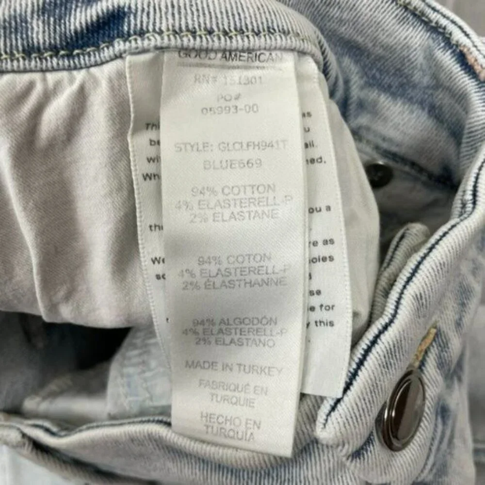 Good American note skinny materials