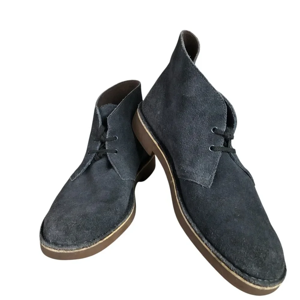 Clark's Bushacre Gray Desert Ankle Chukka Boot Mens Style‎ : 07882 Size 9.5