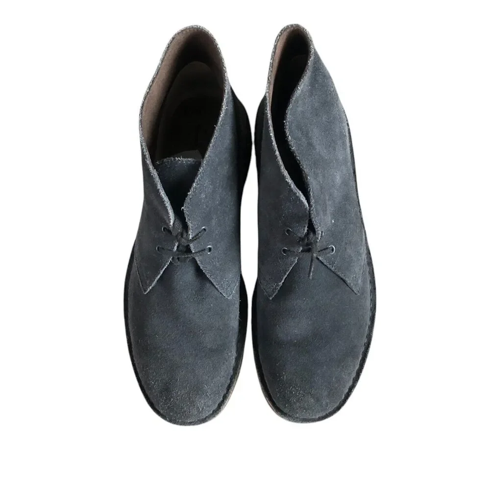 Clark's Bushacre Gray Desert Ankle Chukka Boot Mens Style‎ : 07882 Size 9.5