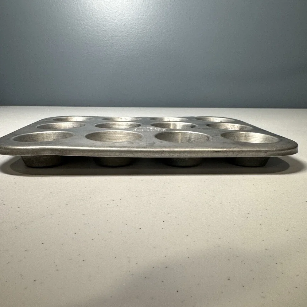 Vintage‎ Retro Baking, COMET Aluminum 12 Mini Muffin Tray, Made in the USA