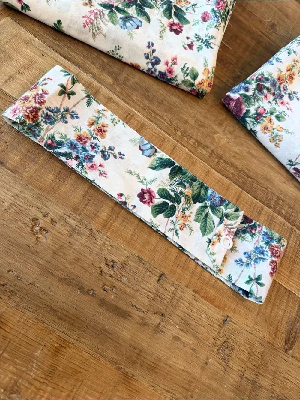 Vintage floral curtain