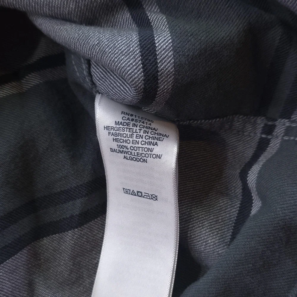 True Religion smoke shirt check