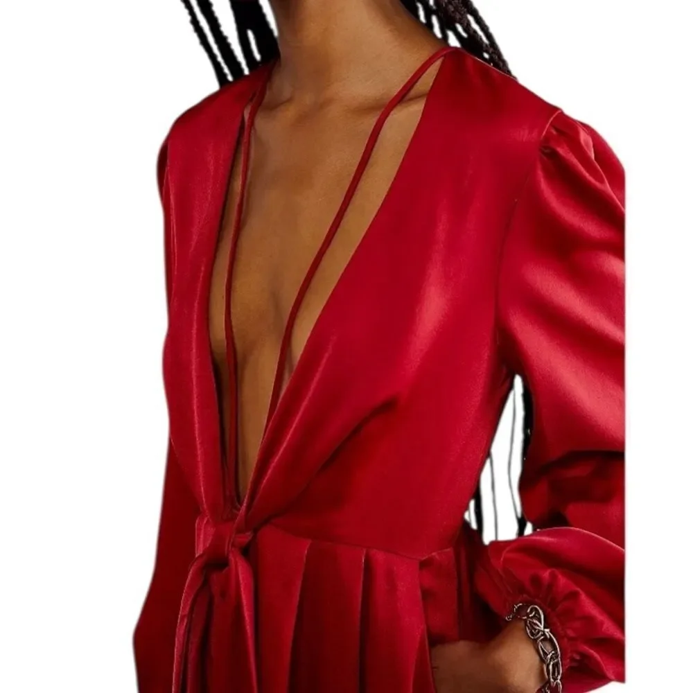 BOSKEMPER x Free People Luna Romper in wine S