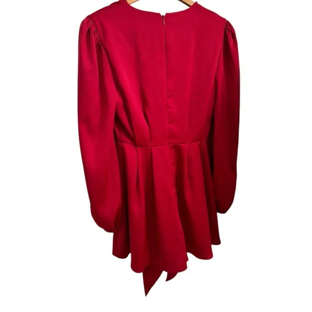 BOSKEMPER x Free People Luna Romper in wine S