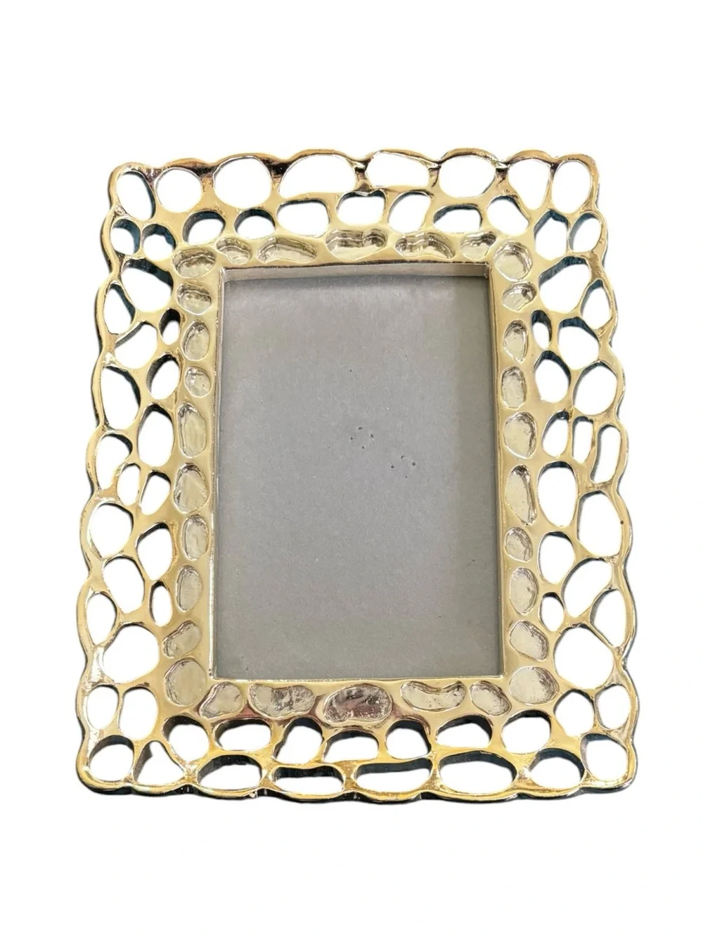 Azzure Home Gold Plated Decorative Desk 5X7 Picture Frame  AF1368 Velvet Back