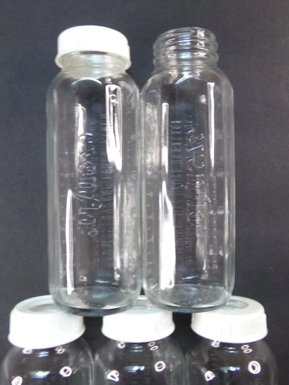 Evenflo clear glass