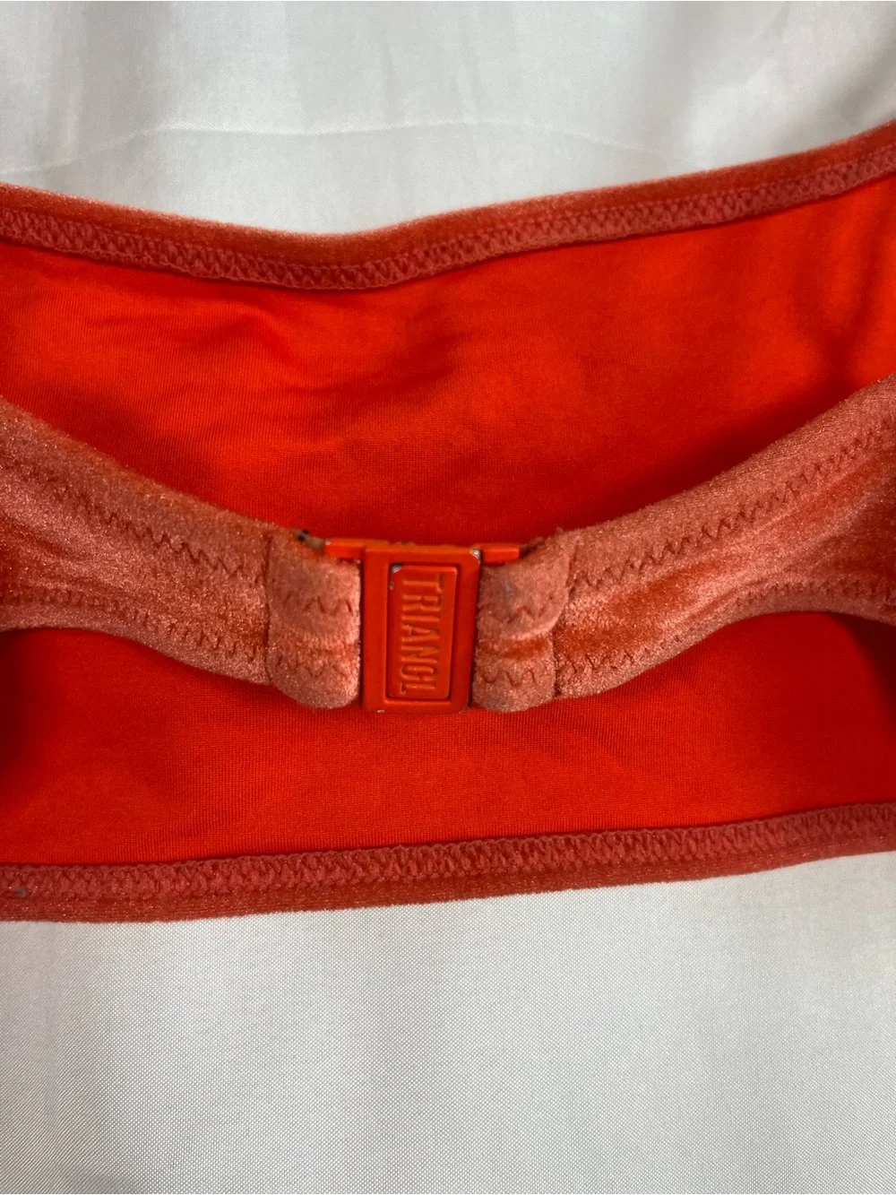 Triangl swim dreams velvet bikini set color cherry bomb Sz small