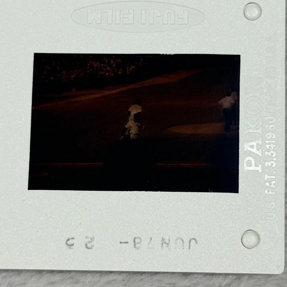 Fuji Film Vintage Baseball Slides 1978 Lot of 17 Action Shots Stadium Photos