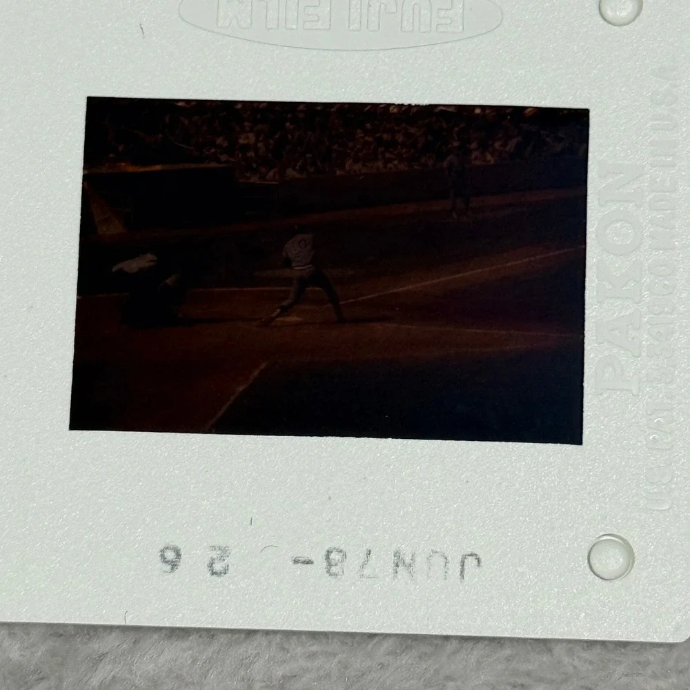Fuji Film Vintage Baseball Slides 1978 Lot of 17 Action Shots Stadium Photos