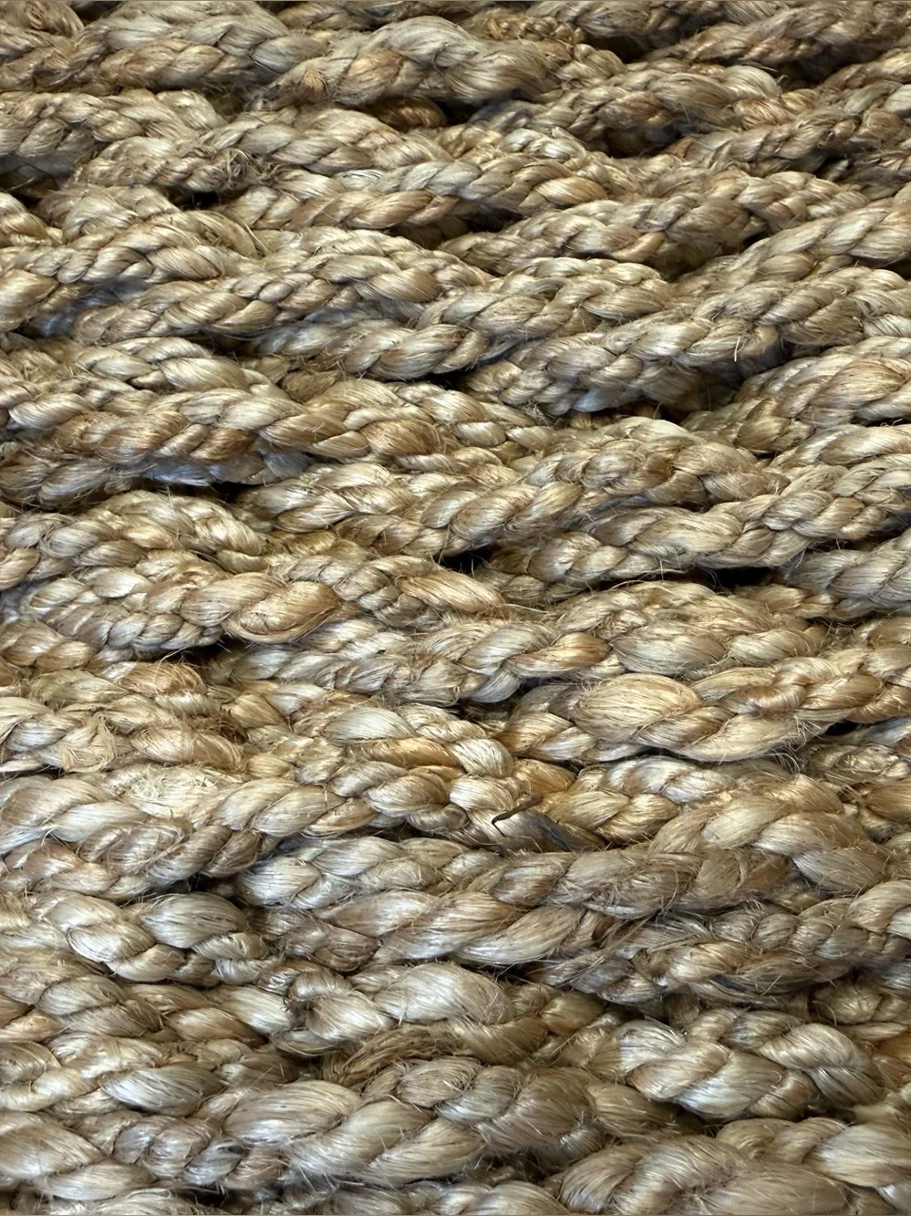Hearth & Hand Natural Braided Jute Door Mat - Tan 18 in x 30 in NWT