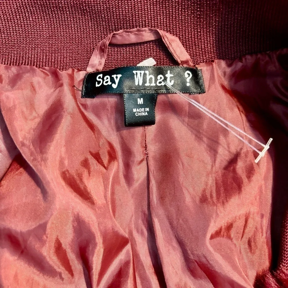 Say What? jacket nwot