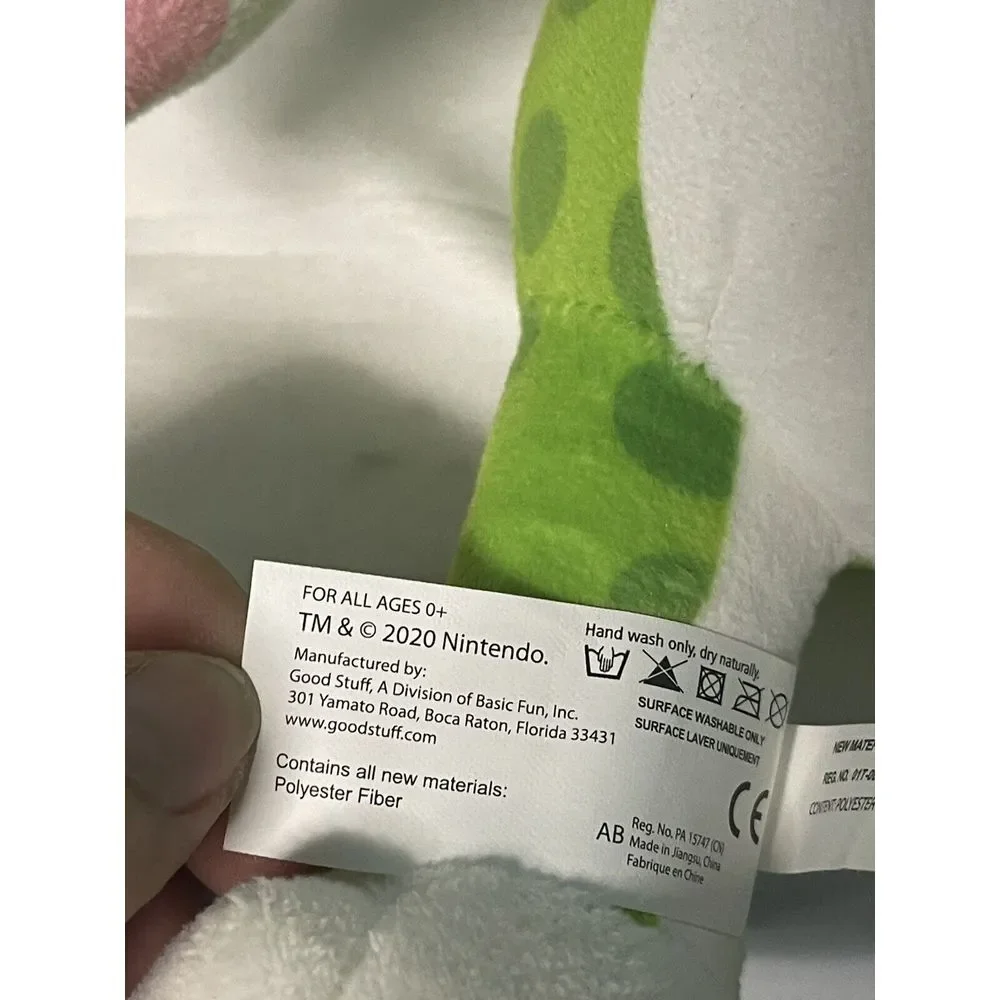 Luigi Green Neko Cat Plush 12