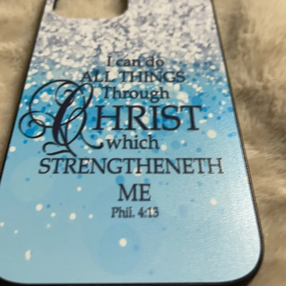New Philippians 4:13 phone case 12 pro max