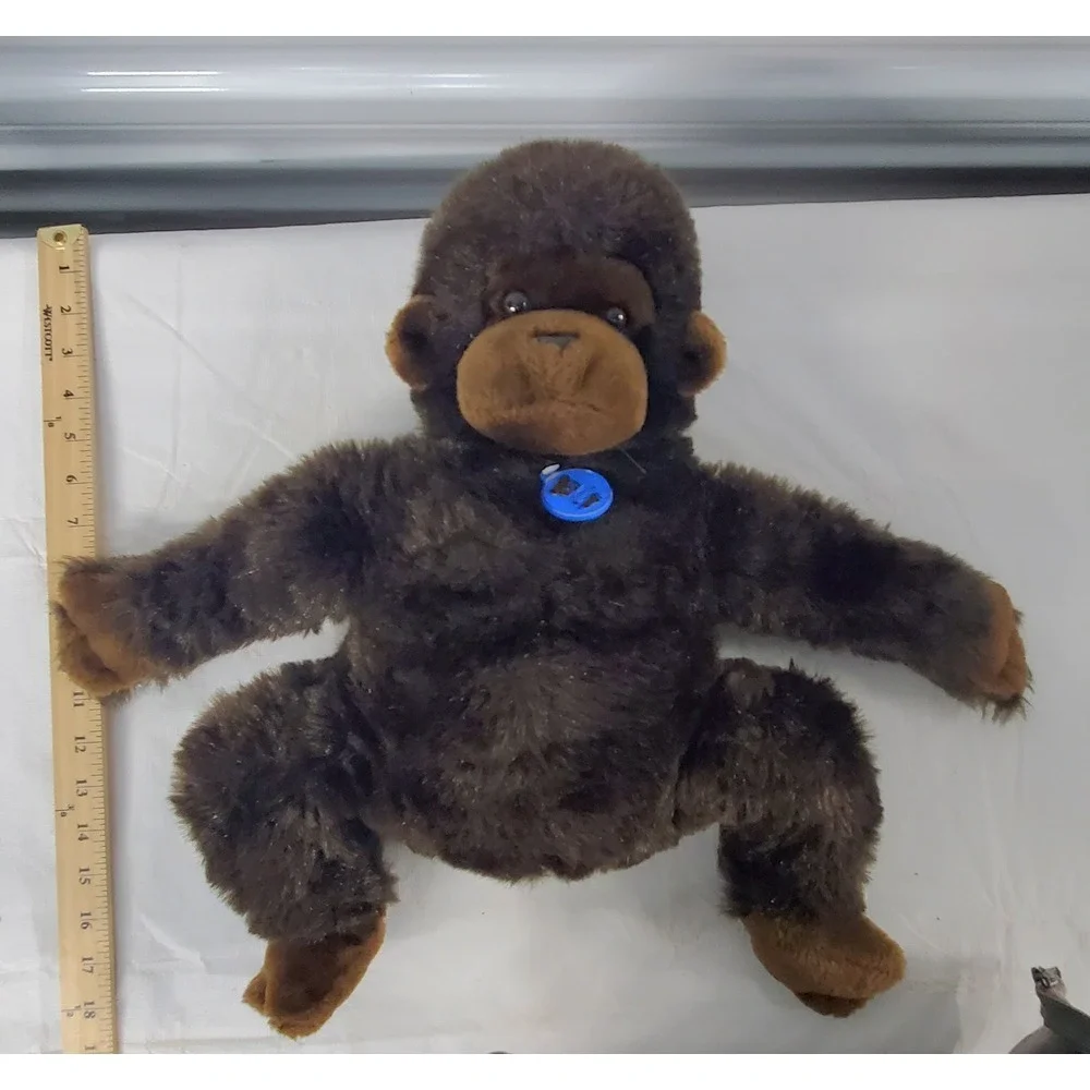 Vintage Dakin Monkey Chimp Gorilla‎ Plush Stuffed Toy 1979 17 inches