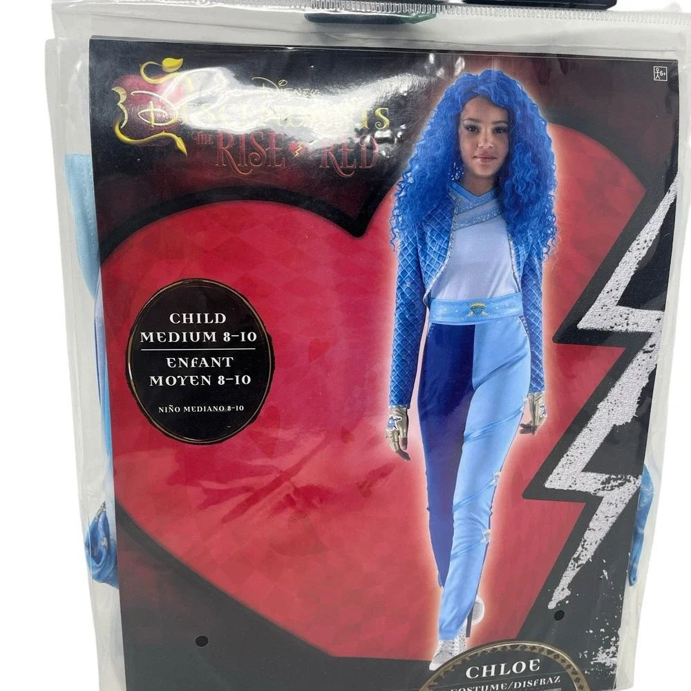 Disney Descendants 4 The Rise Of‎ Red Chloe Halloween Costume Child Medium 8-10