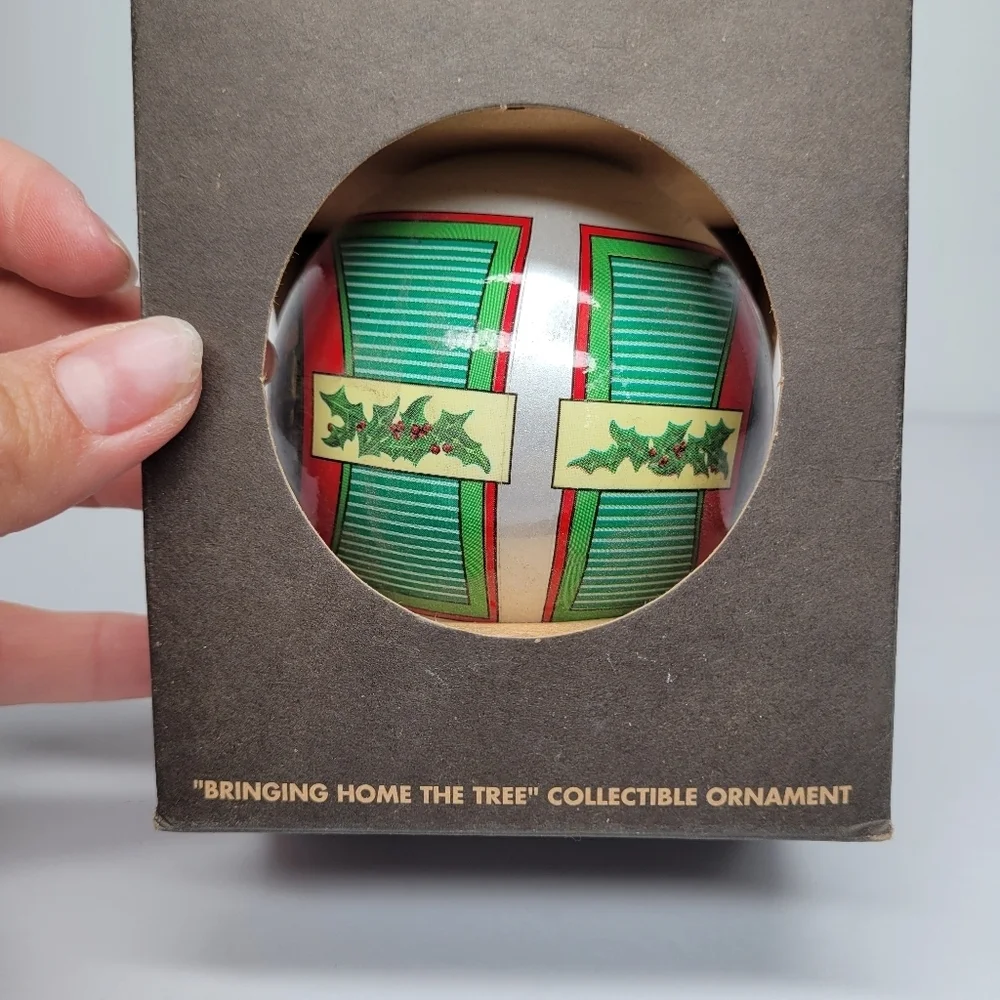 Vintage Harley‎ Davidson 2001 Bringing Home The Tree Collectible Ornament USA