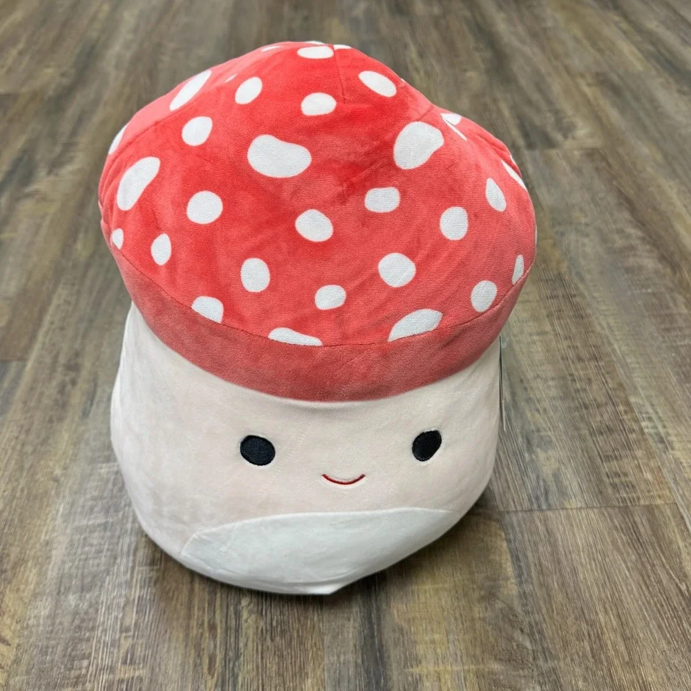 Kellytoy Squishmallows Malcolm Mushroom Plush‎ Toy 16 inch NWT
