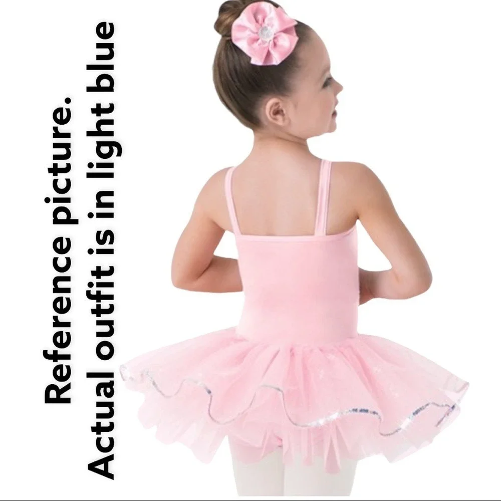 Weissman Pocket Full of Posies  dance leotard recital girls size IC  Style‎ 9100