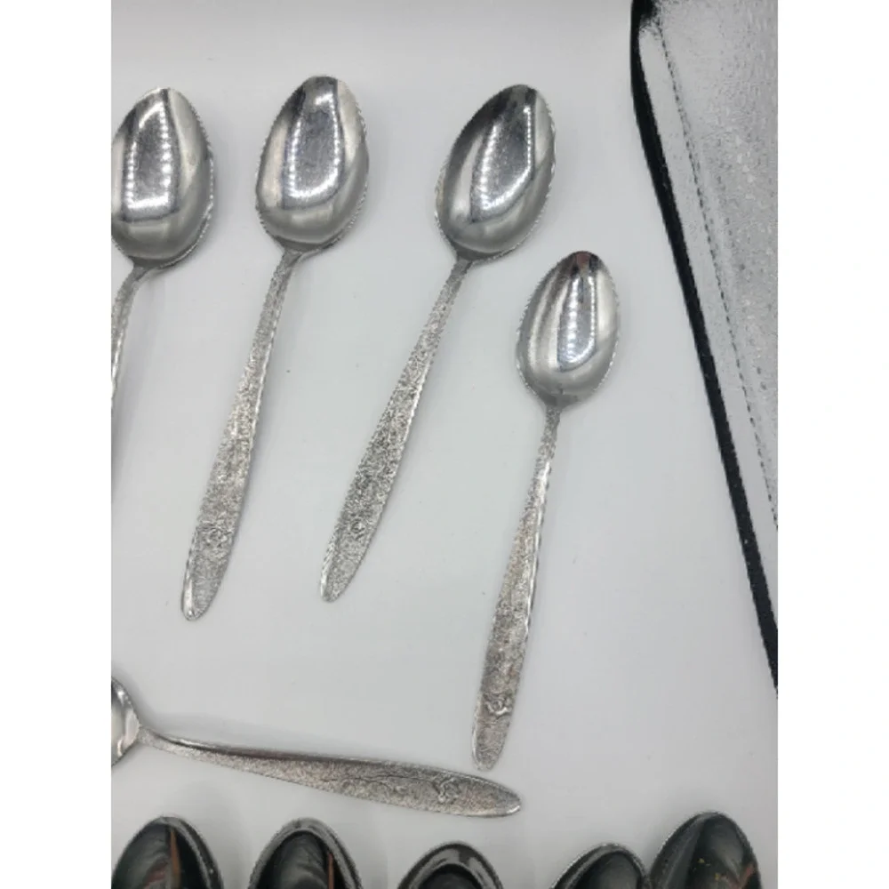 Stanley Roberts Florentine Rose stainless‎ steel 16 tsp 8 tbsp (24)