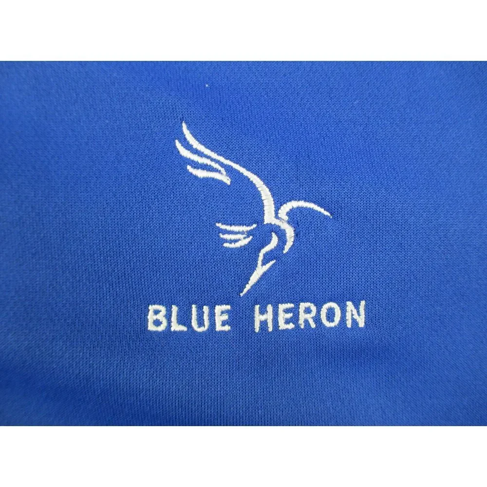 RLX Ralph Lauren Polo‎ Shirt Mens Extra Large Blue Blue Heron Golf Casual*