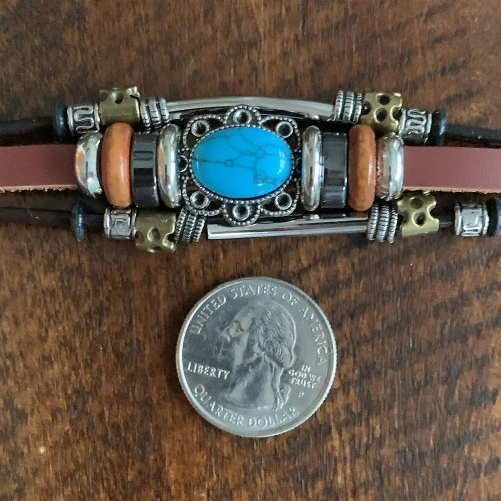 N/A faux turquoise