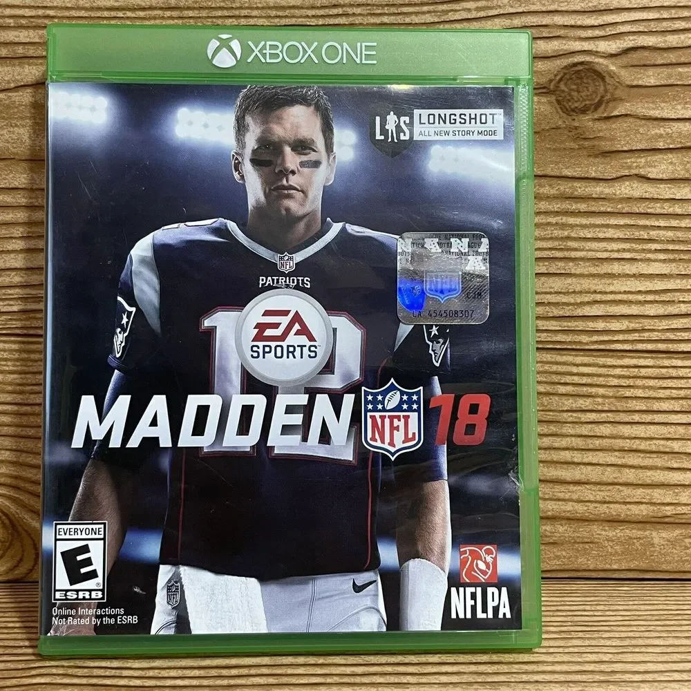 Madden‎ NFL 18 Video Game Microsoft Xbox One 2017 Football With Case