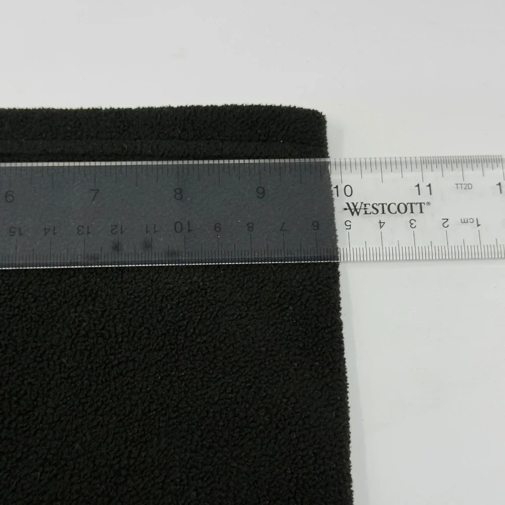 Nike‎ Fleece Neck Warmer Gaiter Black Silver Swoosh Logo Running Training OSFM