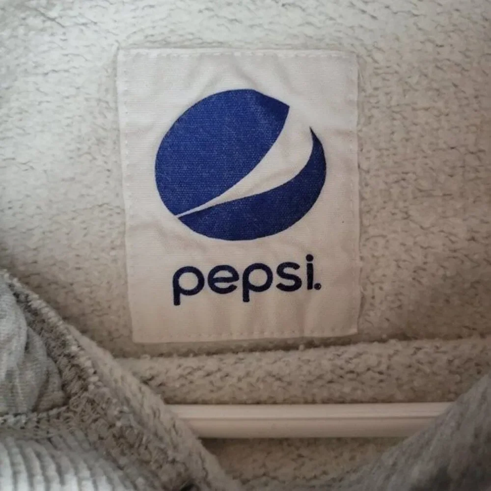 Pepsi Hoodie Drink Pepsi Cola Ice Cold Gray Kids Large Youth VTG