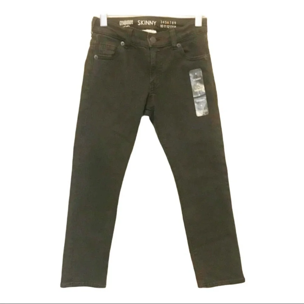 Gymboree Jeans Black Skinny Denim Cotton Blend Everyday‎ Basic New Size 6