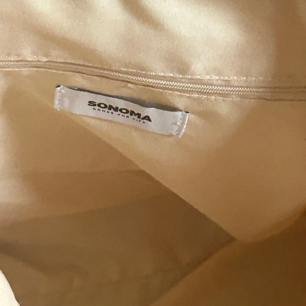 Everyday Floral Tote Bag Coral Daisy Print Sonoma Like New Good Quality