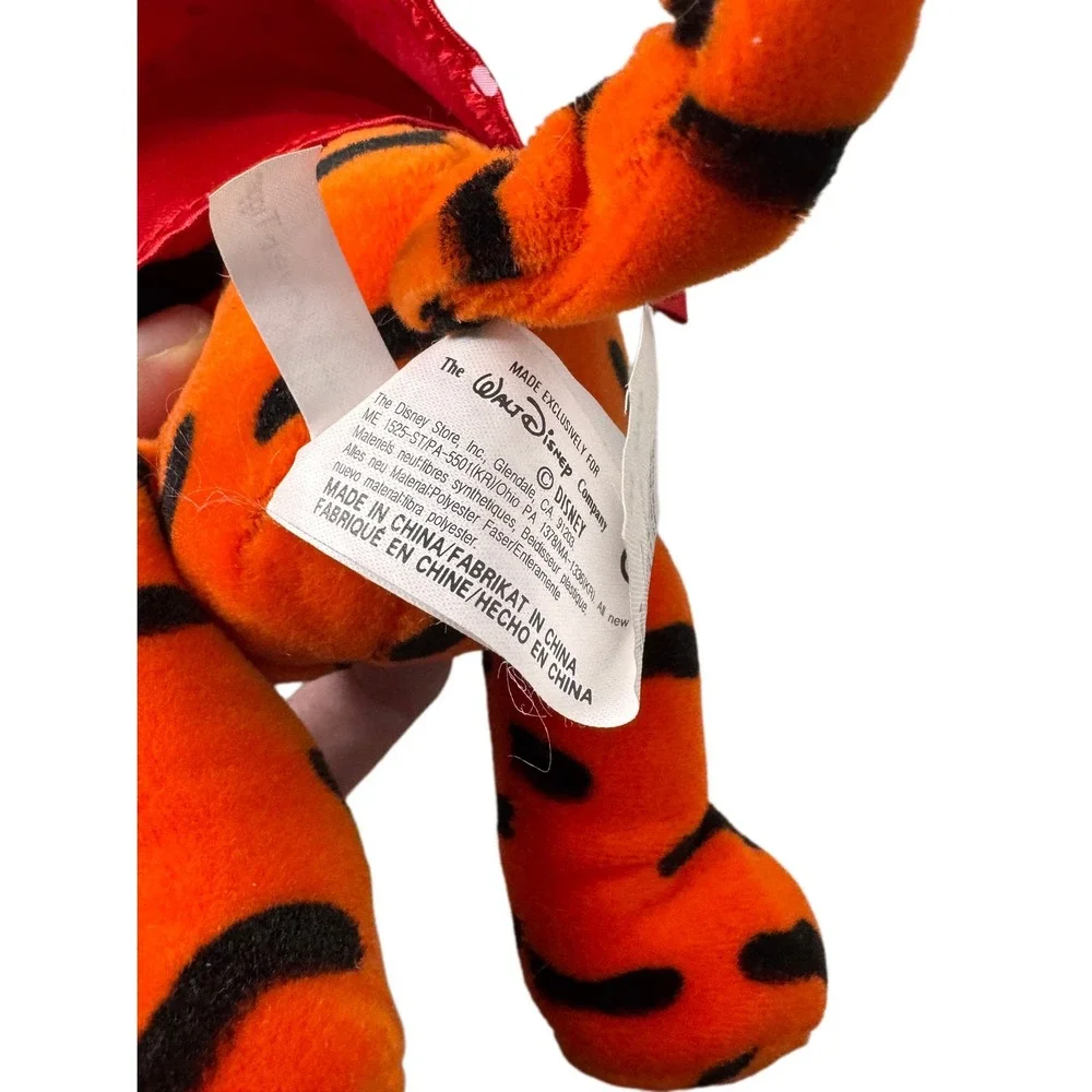 Disney Masked Tigger Super Lover Tigger Winnie‎ The Pooh Red Hearts Cape