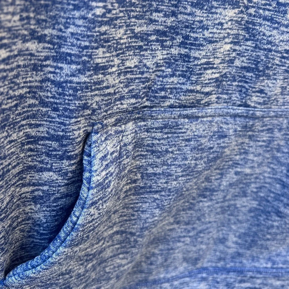 Jetties beach Nantucket unisex youth  XL Heathered blue hoodie