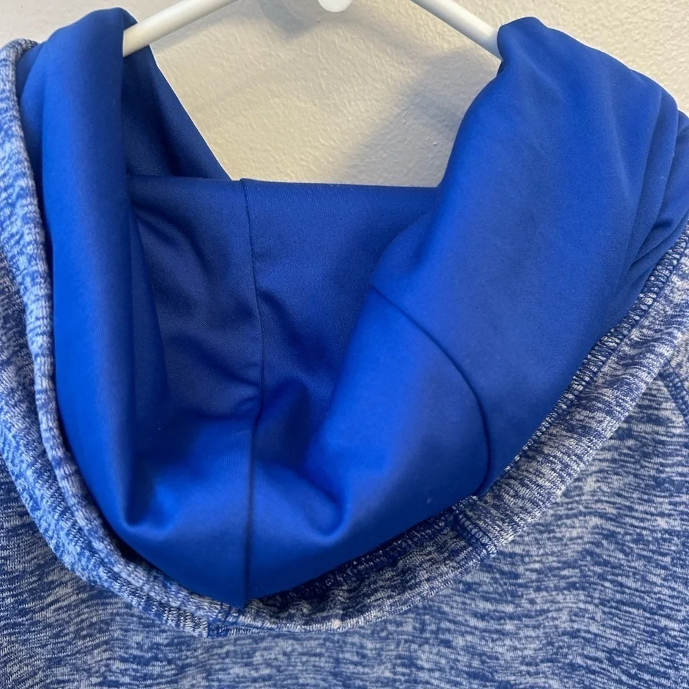 Jetties beach Nantucket unisex youth  XL Heathered blue hoodie
