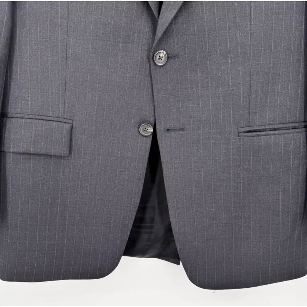 Lauren Ralph Lauren pinstripe button