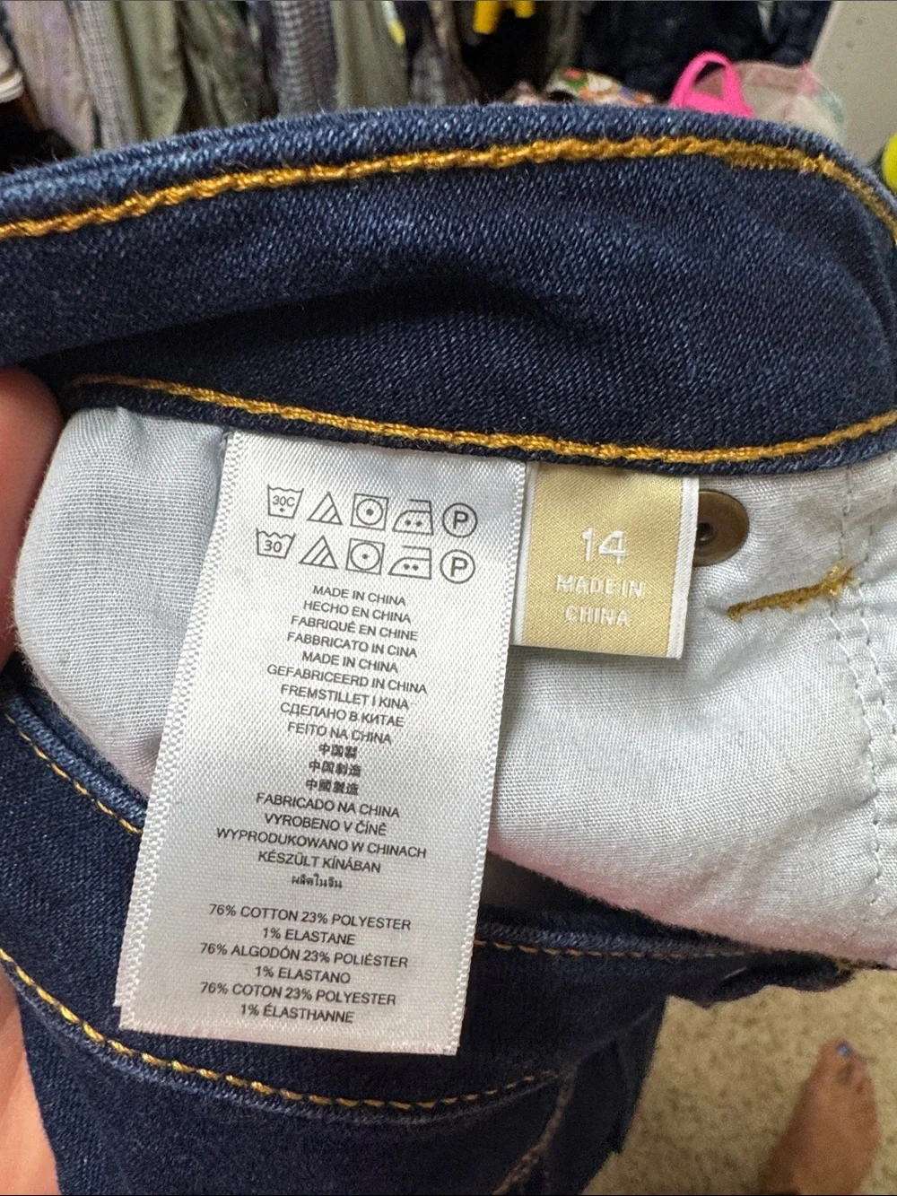 Michael Kors Women's Dark Navy Cropped Jeans