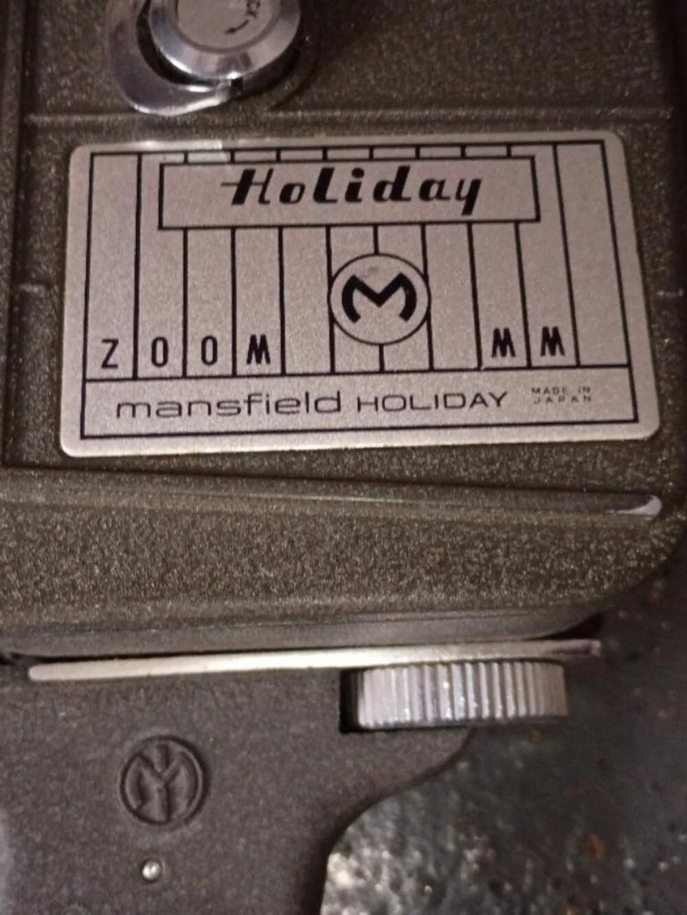 Vintage 8MM Mansfield Holiday Zoom MM Automatic/Windup Movie Camera 1960s