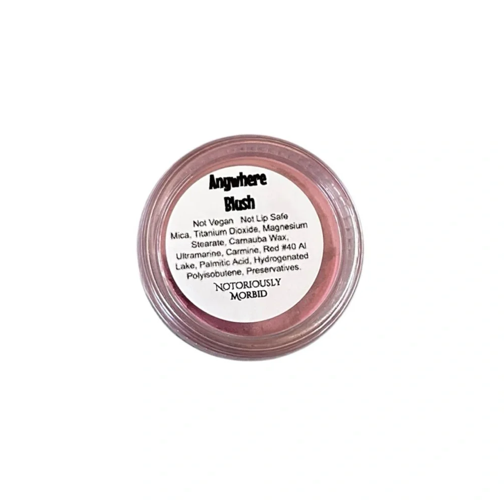 Notoriously Morbid Anywhere Blush Mineral Loose Powder Limited Edition Discont’d