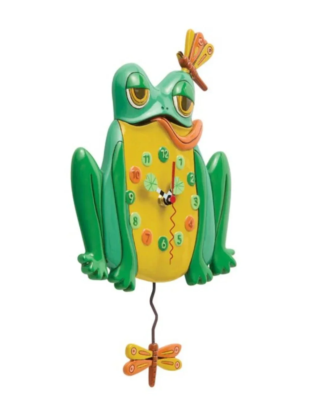 Allen Design Hop To It Frog Clock.