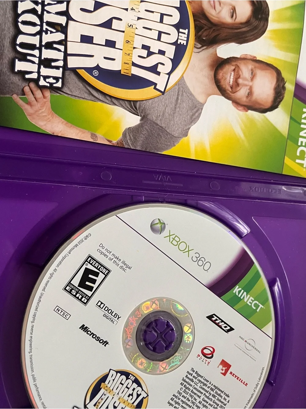 Microsoft The Biggest Loser: Ultimate Workout - Green/Purple