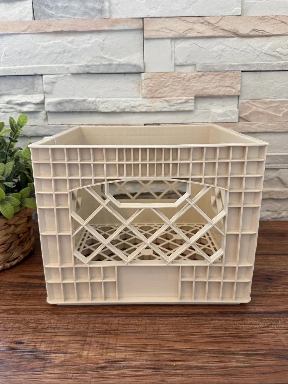 🆕 Cupcakes and Cashmere Home Stackable Storage Crate!