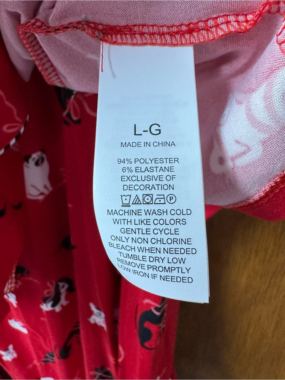 Kate Spade New York Holiday Cozy Jersey Pajama Set Cats Dogs Red Multi Large NEW