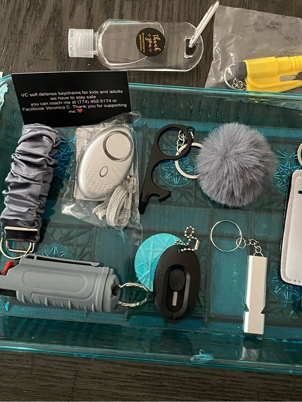 Pink Phone Accessory Keychain Set - Assorted Pink Essentials