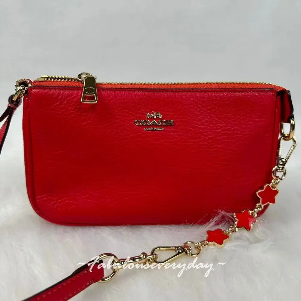 Coach leather refined bag