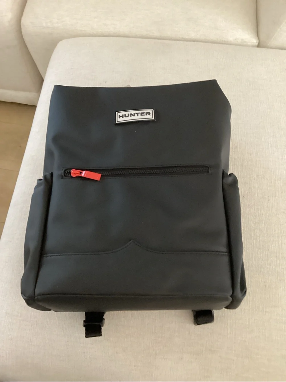 Hunter Top Clip Backpack fits 14” laptop, Waterproof, Black, NWT