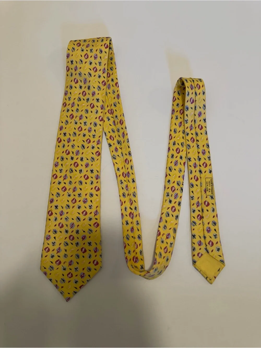 Hermes silk tie