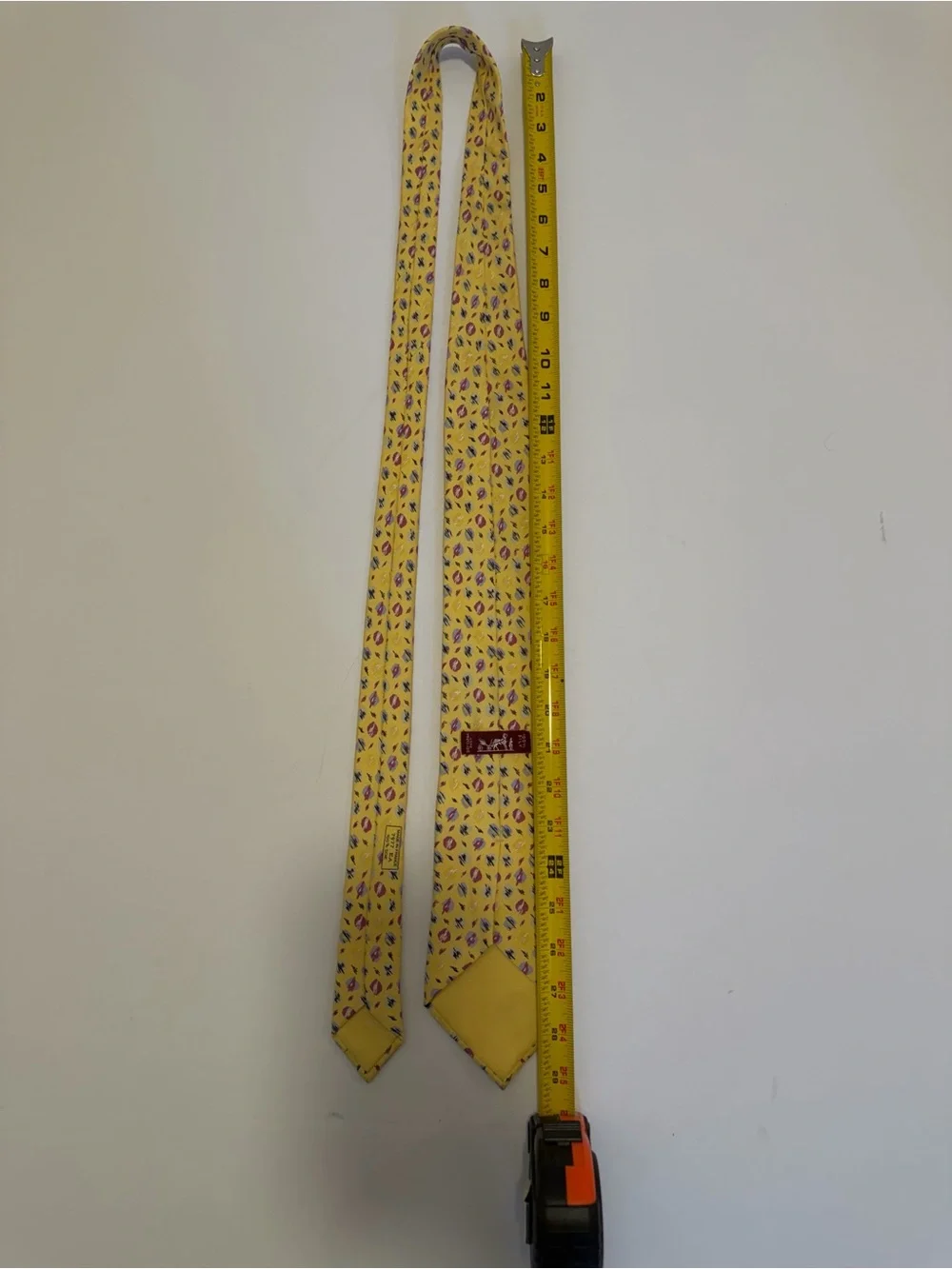 Hermes silk tie